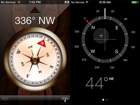 Apple IOS compass